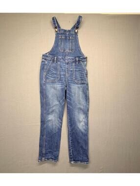 Vintage Old Navy Women's Denim Overalls Size 10 Side Zippers